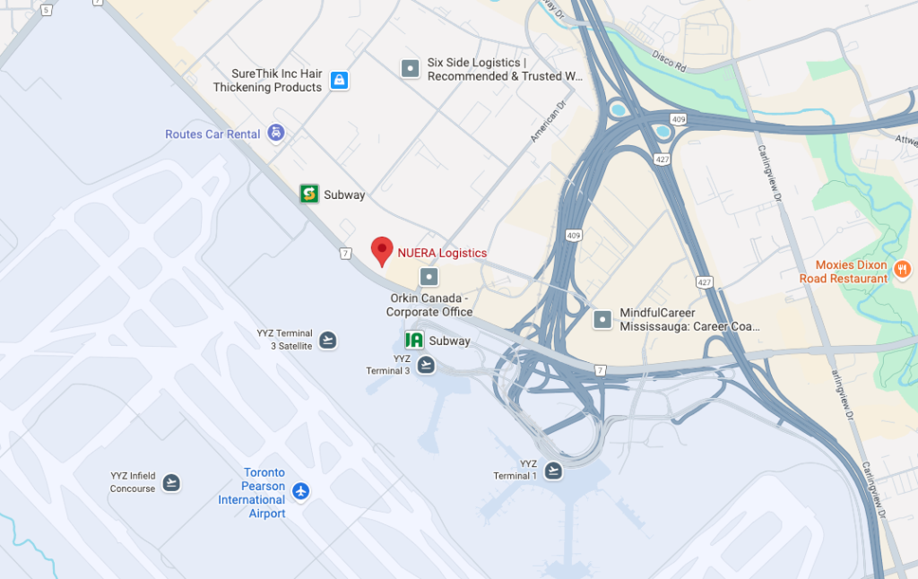 Mississauga Logistics - Logistics Companies Near Pearson International Airport